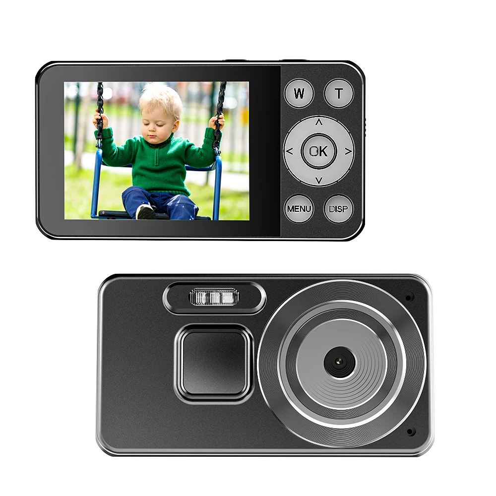 

Vandlion A56 Digital Camera Children Camcorder 2000mAh Long Battery Life 18X Zoom Panoramic Shooting Cam for Beginner Photograph