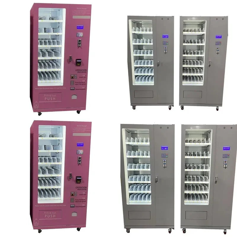 for Totem Spiral Snack Vending Machine Coin Operated Goods Dispenser with SDK
