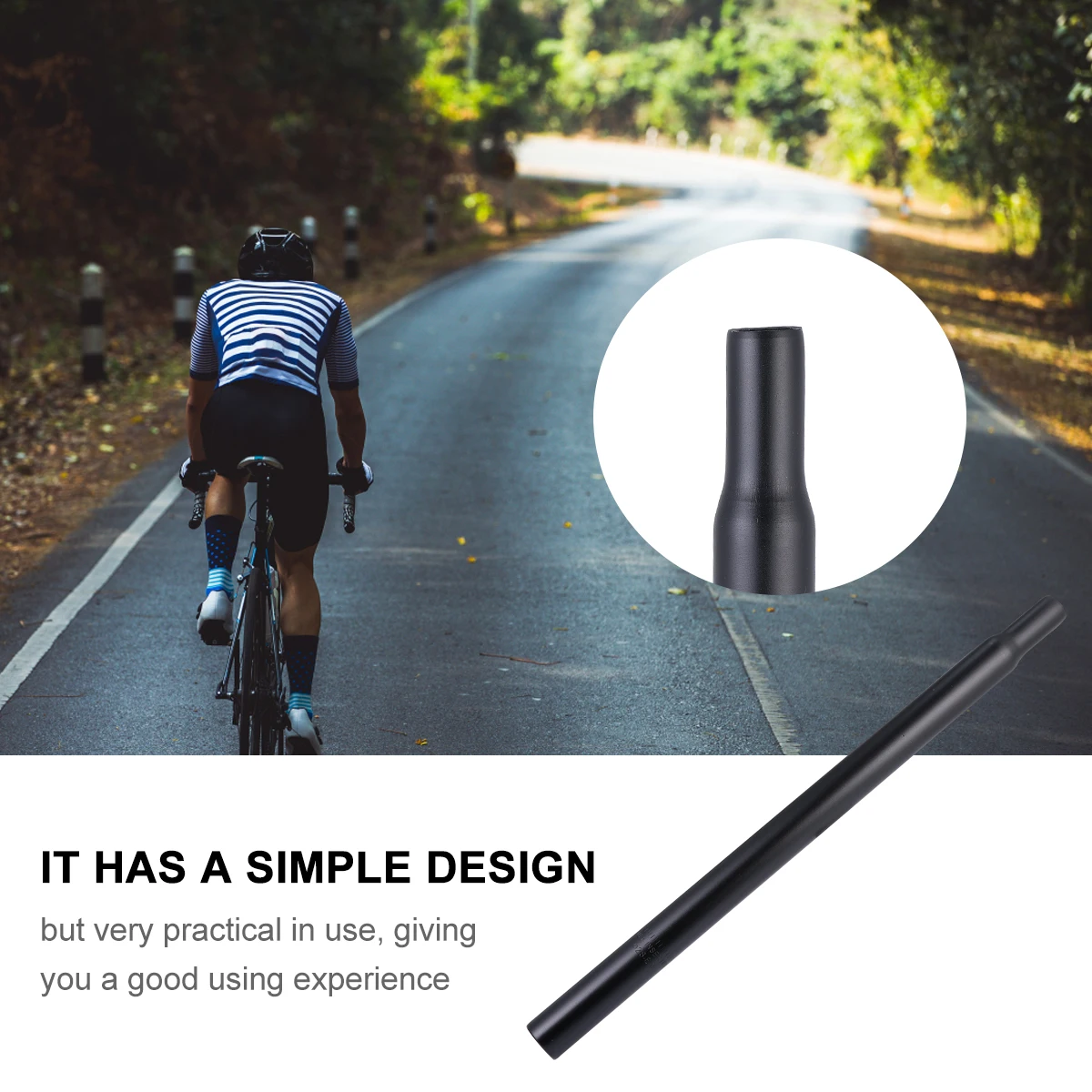 

Aluminium Alloy Seatpost for Bike Adjustable Bicycle Seat Post Suitable for Mountain Bikes Road Bikes Thickened Pipe Wall