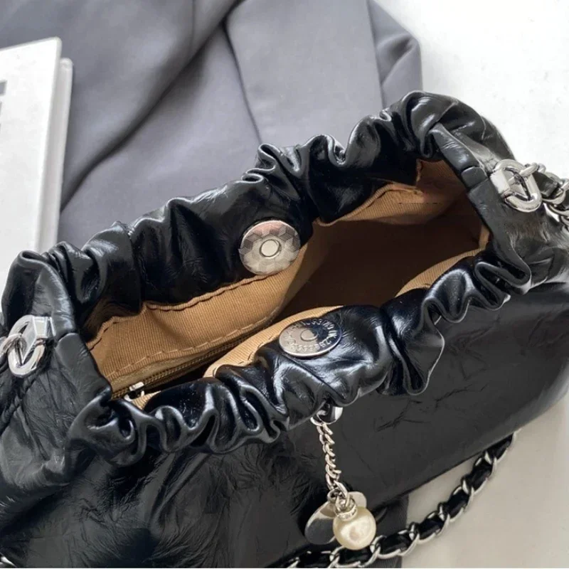 

Women 2025 Y2K Millennium Bag New High Sense Shoulder Bags Summer Chain Bag Fashion Bucket Bag Messenger Bags Purses Handbags