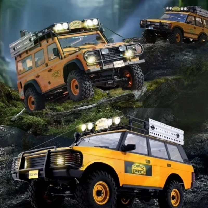 Fcx10 1/10 Scale Camel Trophy Edition Off‑Road Rc Rock Crawler 4wd Remote Control Hobby Model Realistic Nice Gift Toy