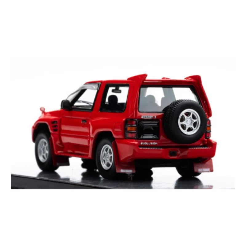 1:64 Mitsubishi Pajero EVO V55 Limited edition diecast resin model Boys Collection display toy, a holiday gift for children.