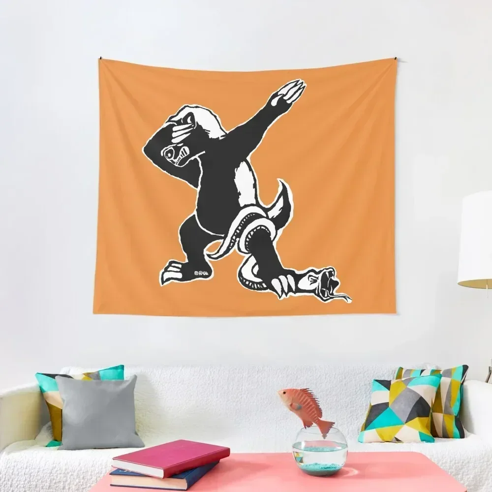 

Dabbing Honey badger Tapestry Wall Decor Cute Room Decor Cute Room Things On The Wall Tapestry