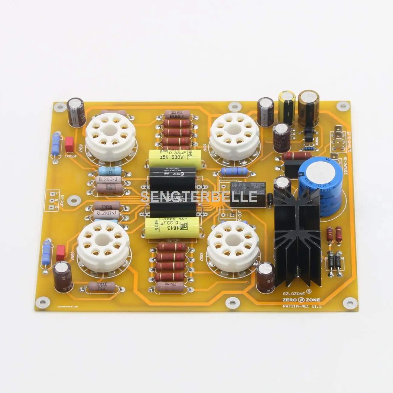 HiFi Upgraded 6N8P / 6SN7 Stereo Tube Preamplifier Board Refer US Gary CARY-AE1 Preamp Circuit