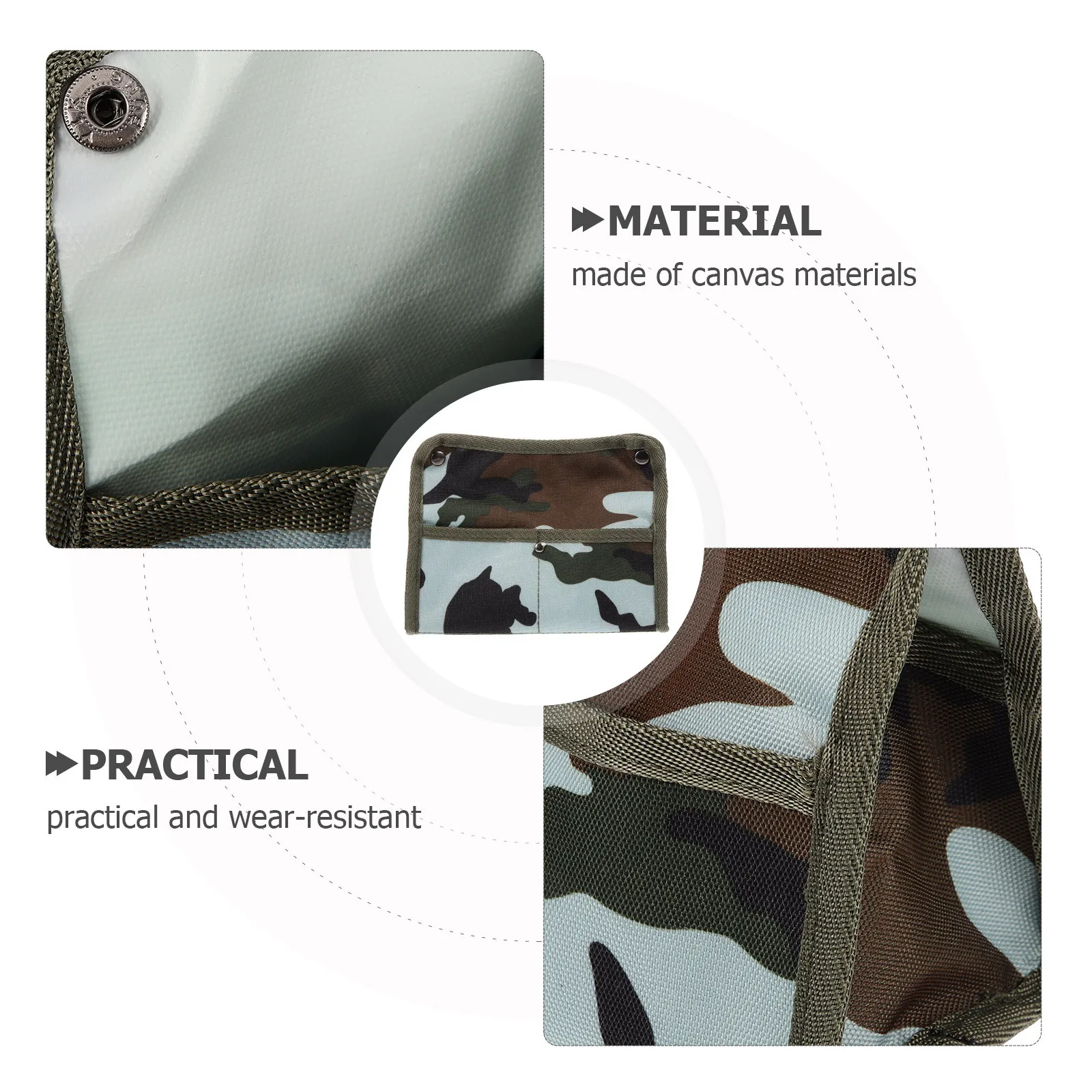 

Large Capacity Camping Box Multifunctional Outdoor Napkin Storage Container Canvas Tissue Holder For Picnic Travel