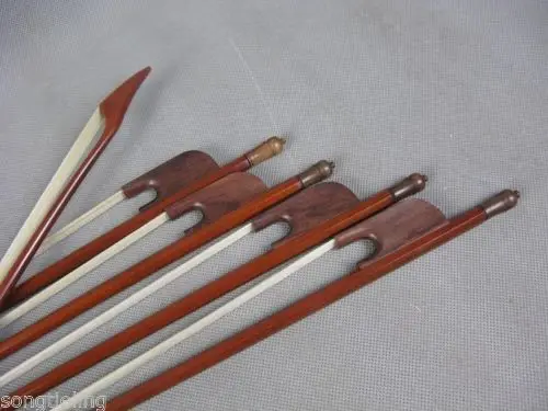 

5pcs baroque style brazilwood 4/4 cello bows #7226