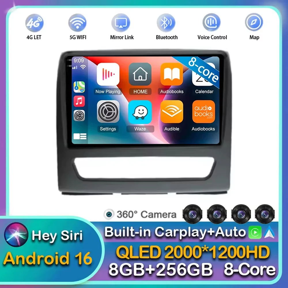 2K QLED Android 16 Car Radio For JAC Sunray 2011 - 2017 Multimedia Video Player Navigation Stereo GPS 4G Carplay 2Din Autoradio
