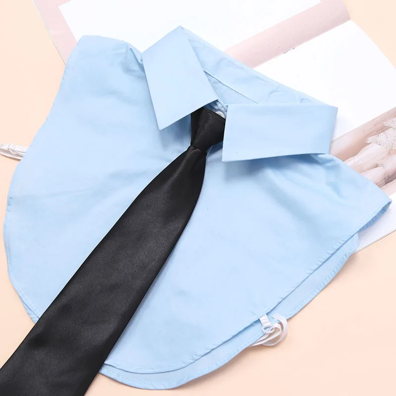 Spring Autumn Classic Faux False Collar Half Shirts Detachable Collar Blouse Half Shirts Detachable Fakes Collar for Women