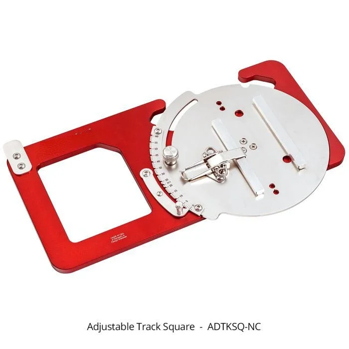 

Adjustable track square