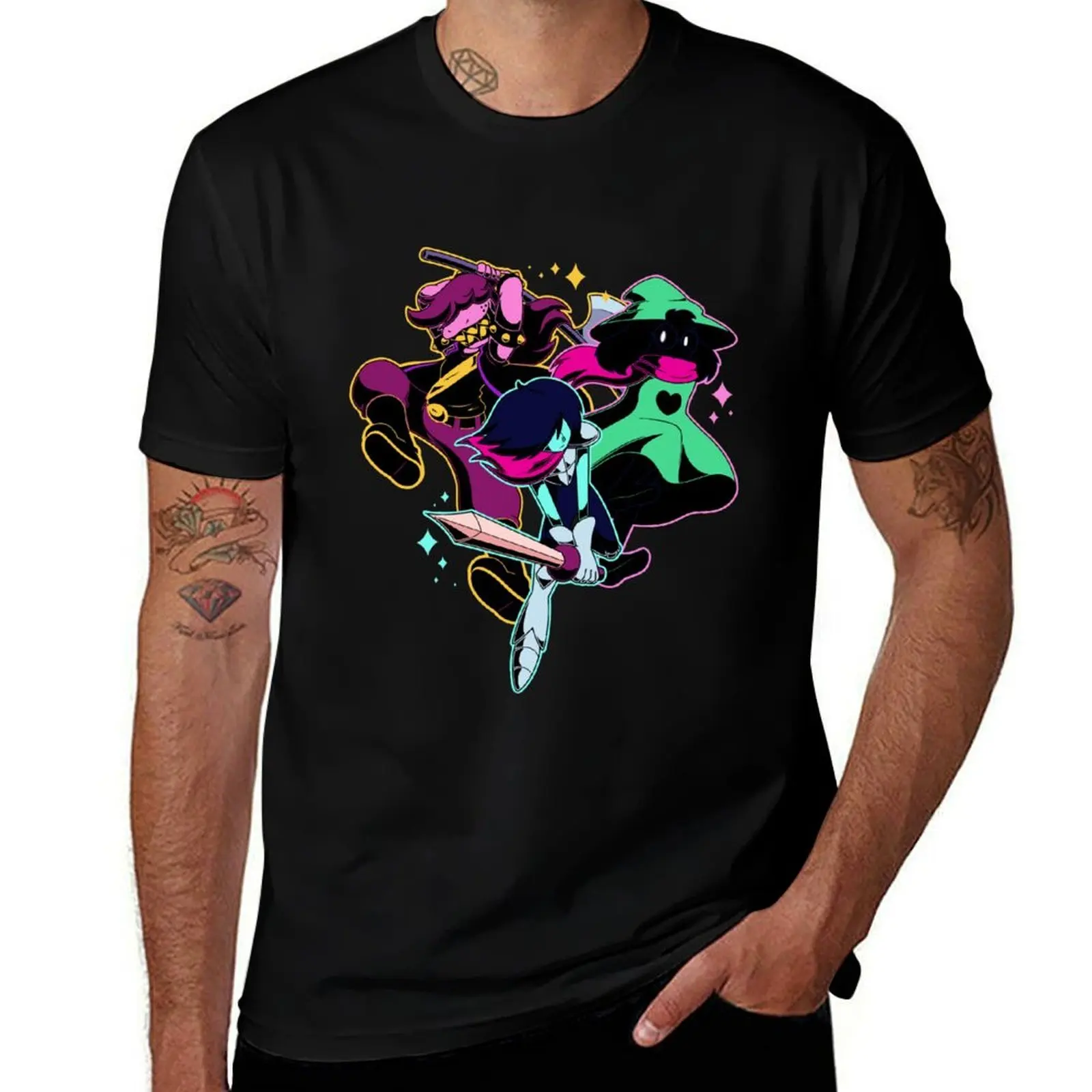 

Deltarune - Warriors T-Shirt t shirt man luxury mens graphic t shirts T-Shirt