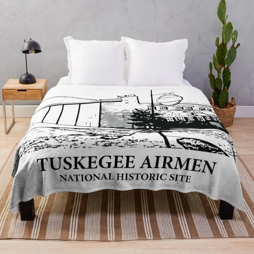 Tuskegee Airmen National Historic Site Throw Blanket Blankets For Bed Cute Plaid Luxury Designer Bed covers Blankets