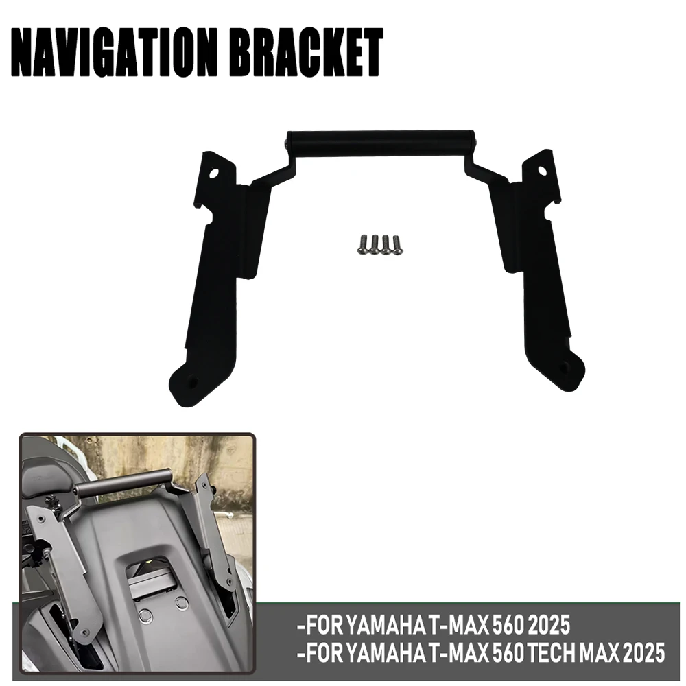 Motorcycle Accessories Windshield Bracket Phone Holder Navigation Bracket For Yamaha T-max 560 2025 T-max 560 TECH MAX 2025