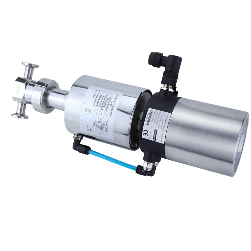 

(Депозит за морские перевозки) Санитарный интеллектуальный пневматический мини-клапан регулирования потока из нержавеющей стали