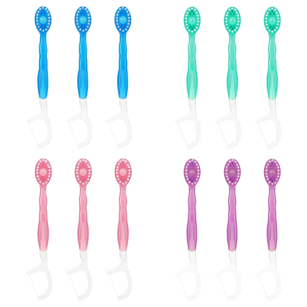 Mini Travel Toothbrushes 5in1 Pre-Pasted Toothbrush for Travel Disposable Portable Toothbrush with Freshening Bead Toothbru