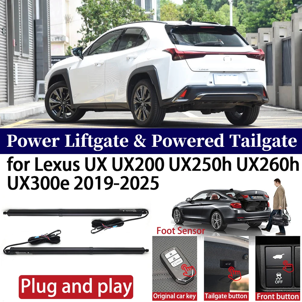 

ZhuCamX for Lexus UX UX200 UX250h UX260h UX300e 2019-2025 Car Power Liftgate Automatic One-Click Powered Tailgate Strut