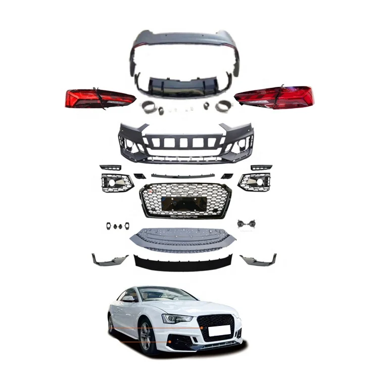 

Auto Parts A5 S5 B9 Upgrade to RS5 Tail Lights Bumper Grille Body Kit for Audi A5 S5 2017-2020