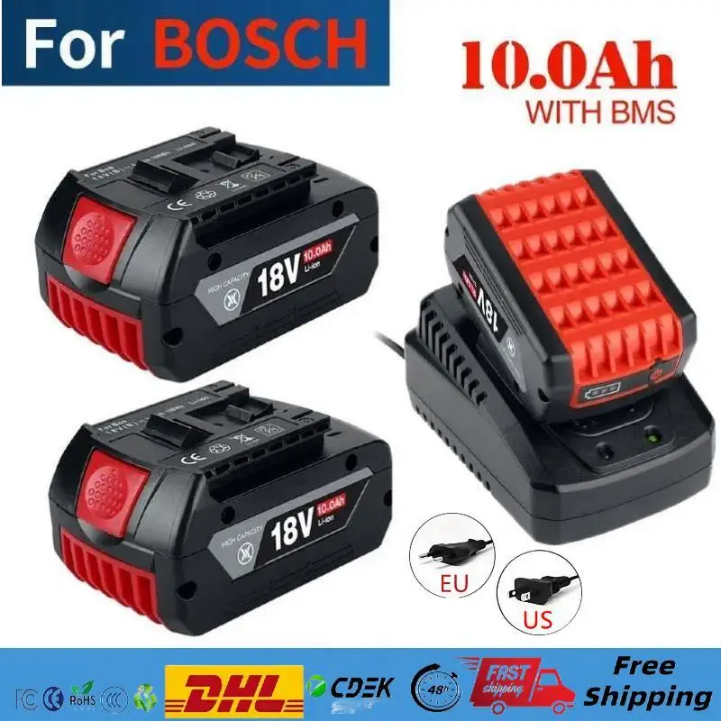 แบตเตอรี่ไร้สาย18V 10000mAh BAT609 BAT618 21700 zelle