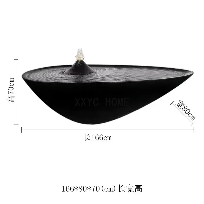 Creative Zen Fountain Decoration Water Drop Landscape Waterscape Sketch Simple Modern Flowing Water Ornaments