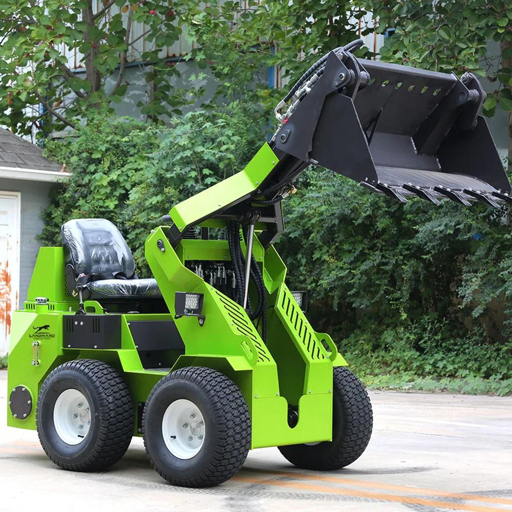 

Farm Mini Skid Steer Loader High-Power Wheel/Crawler Loader With Attachments Customized New Euro 5 Front End Skid Steer Hot Sale