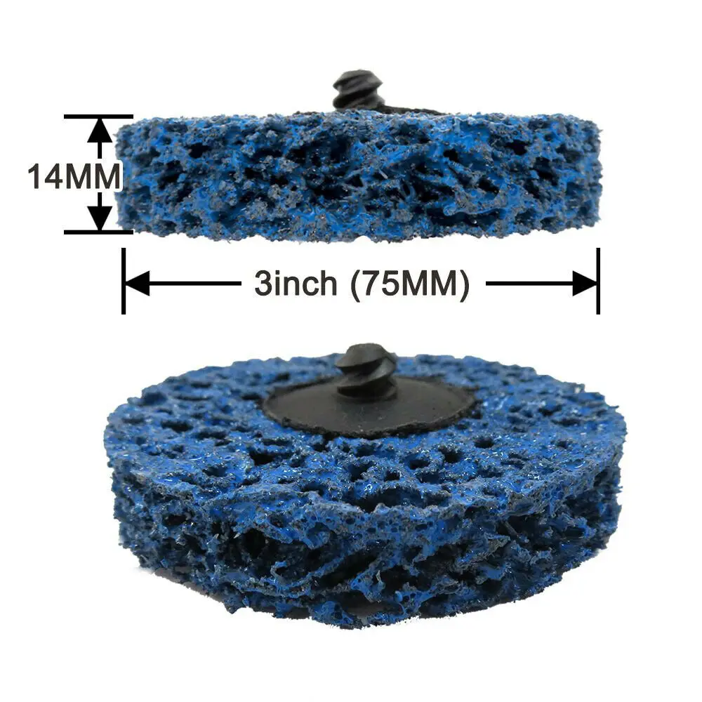 2 "3" เปลี่ยนประเภท R Quick Change Disc 50Mm 75Mm Abrasive Easy Strip & Clean แผ่นสำหรับสนิม