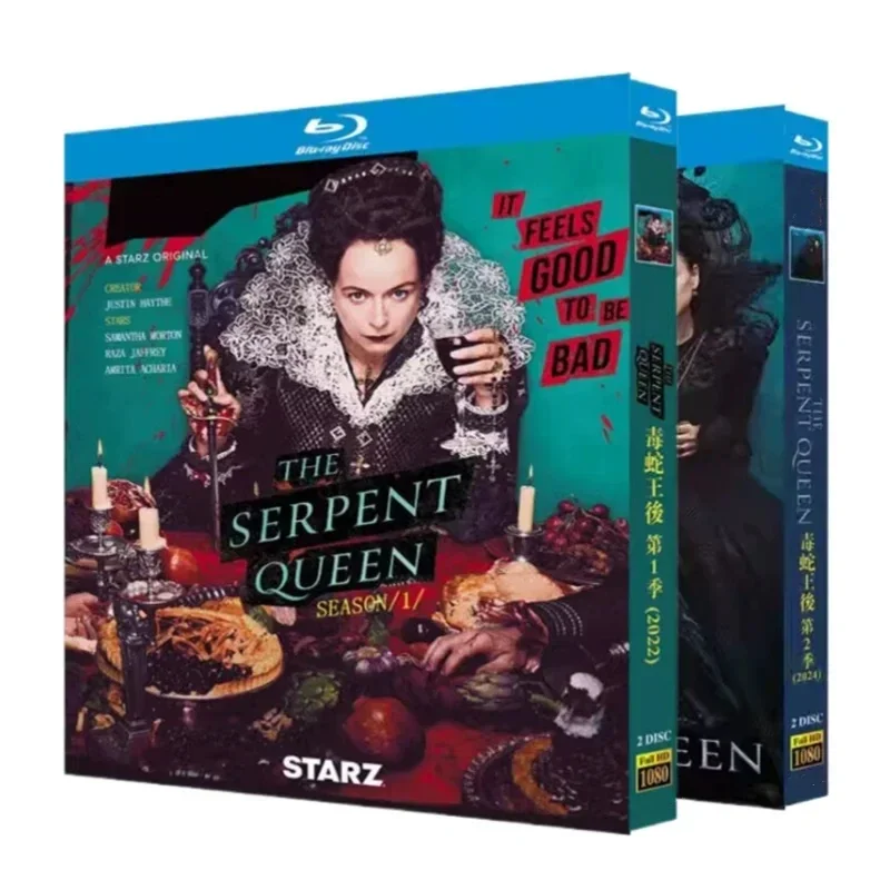 The Serpent Queen Season 1-2 (2022-2024) Blu-ray Disc DVD