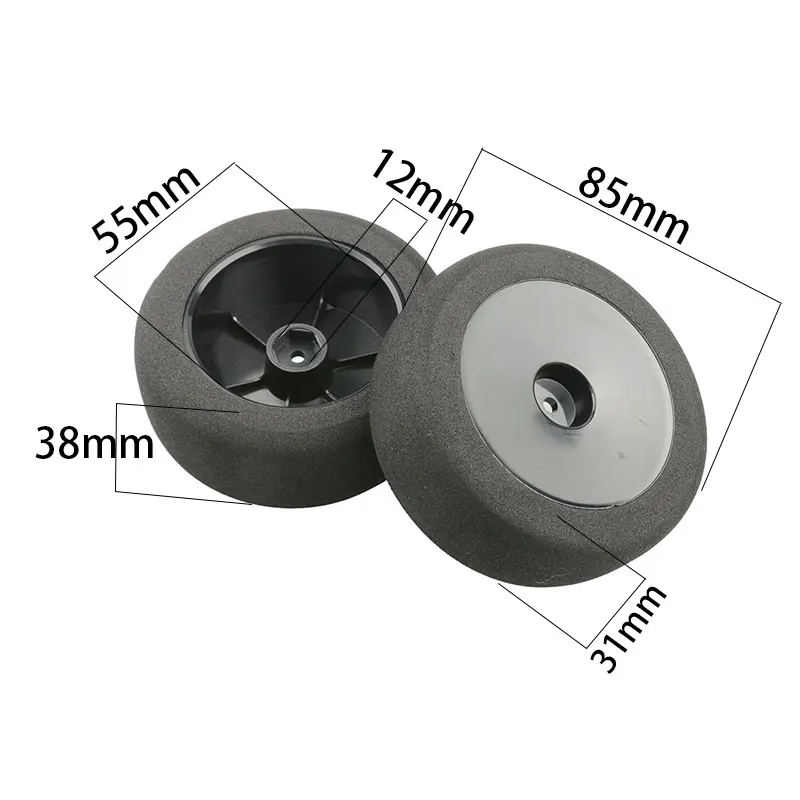 Wltools 144001 124017 124016 144010 rc road foam tire 85mm sponge tire disc plastic hub upgrade parts