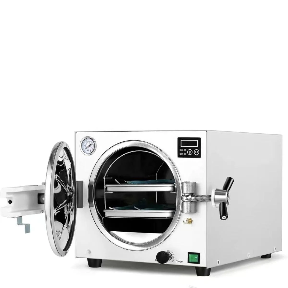 PTS-23A 18L Simple Desktop Tabletop Autoclave Steam Sterilizer Sterilization Equipment for Laboratory  Use