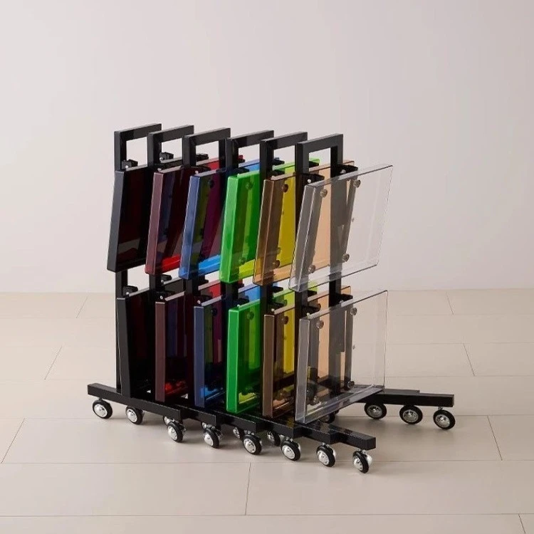 Barber shop tool trolley, beauty salon tool storage cart, hair perm beauty folding special perm and dyeing trolley