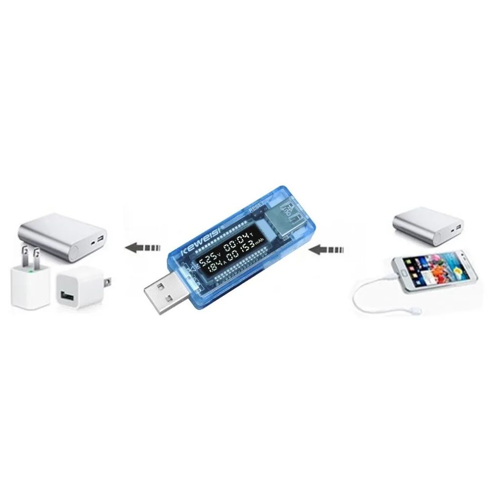 USB Charger Tester Doctor Voltage Current Meter Voltmeter Ammeter Battery Capacity Tester Mobile Power Detector image 4