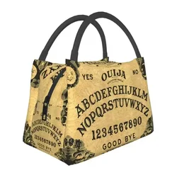 Ouija Board Insulated Lunch Bag for School Office Halloween Witch Occult Witchcraft Waterproof Thermal Cooler Bento Box Women