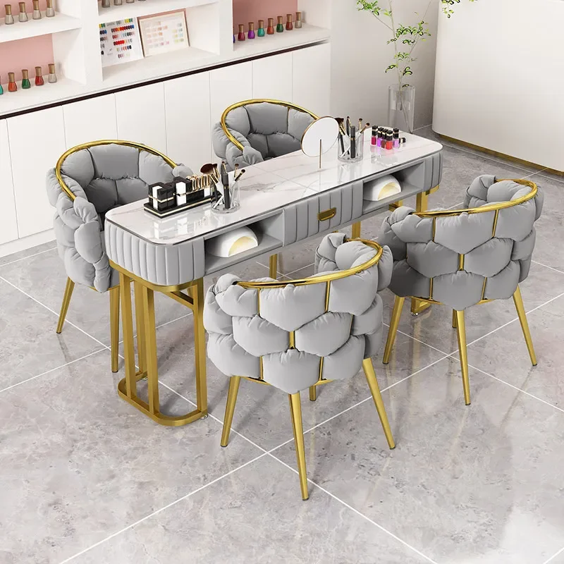 

Elegant Unique Trendy Nail Table Manicure Space Saving Nail Tables Creative Style Nageltisch Mit Absaugung Salon Furniture