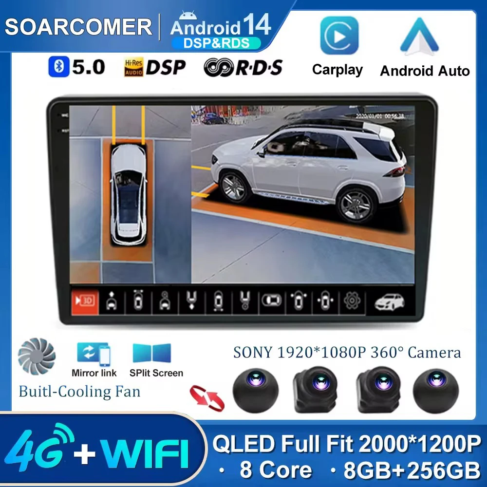 

Android 14 Car Radio For LADA BA3 Granta 2011-2017 Player 2Din Multimedia Wireless Carplay No Dvd Navigation SWC DSP BT 360