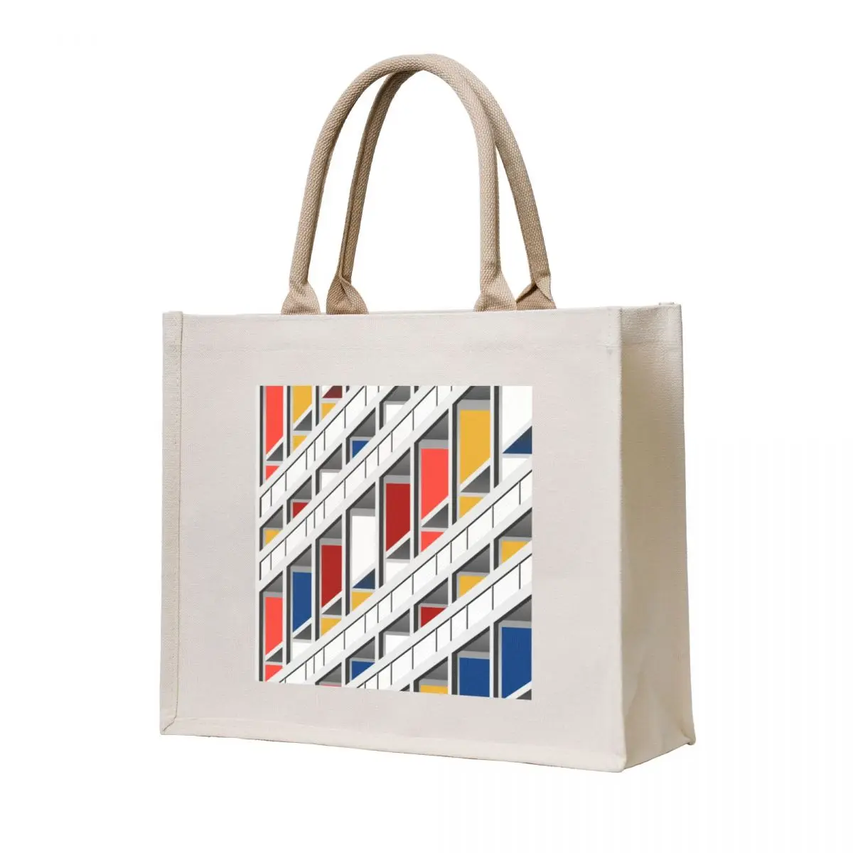 

Architecture illustration le corbusier Tote Bag tote bag men's hand bag Lady