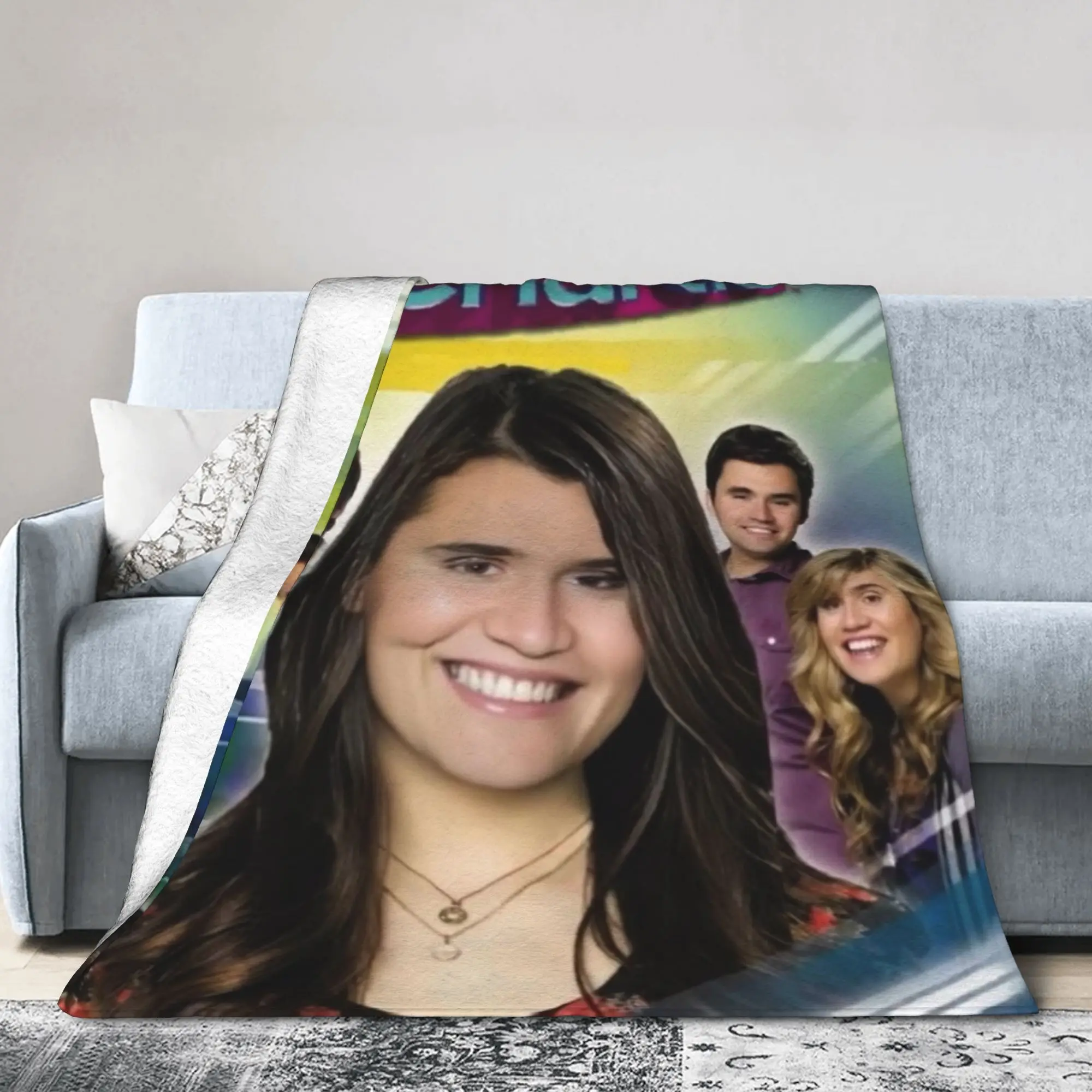 iCharlie Charlie Kirk Meme Blanket Cover  Plush Throw Blanket Airplane Travel Decoration Lightweight Bedspreads,