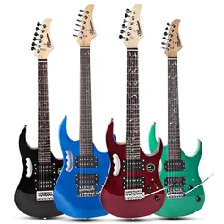 Professional Musical Instrument Factory Oem Colorful Travel Mini Kids Electrica Stringed Instruments Electric Guitar