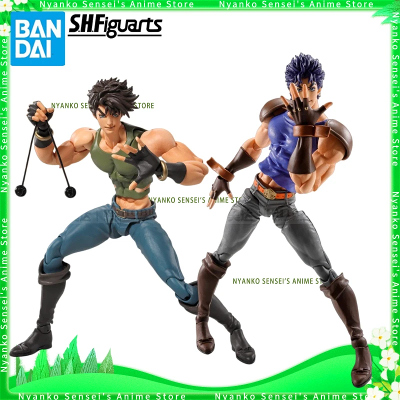 

Фигурки Bandai JoJo's Bizarre Adventure SHF: Джонатан Джостар и Джозеф Джостар, S.H.Figuarts, аниме-модели, трендовые игрушки