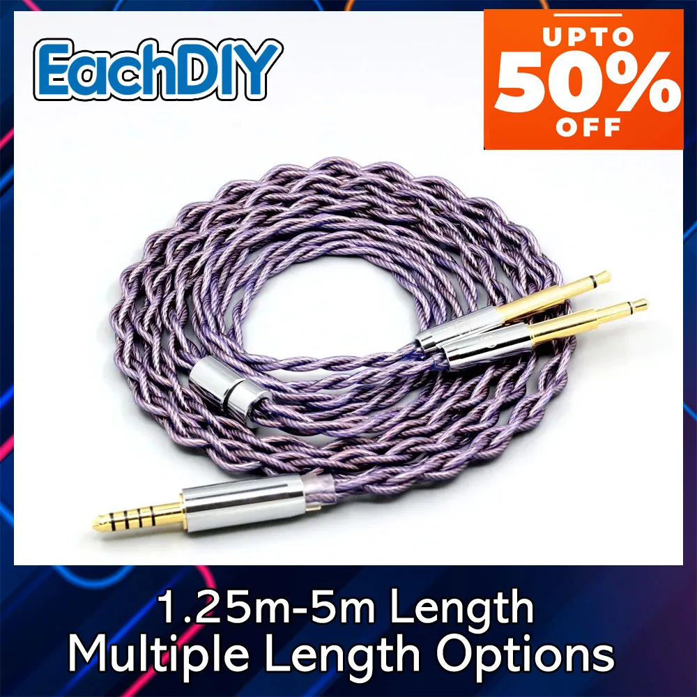 Type2 7N OCC 1.8 مللي متر 140 النوى litz سماعة أذن كابل ل Meze 99 كلاسيكيات NEO NOIR سماعة 7864 #1