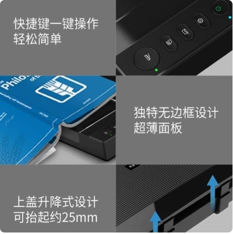 

for A3 Flatbed Scanner 2400dpi HD Professional High-Speed Scanning PDF High Quality CAD Drawings 3D Scanner Support Win & Mac