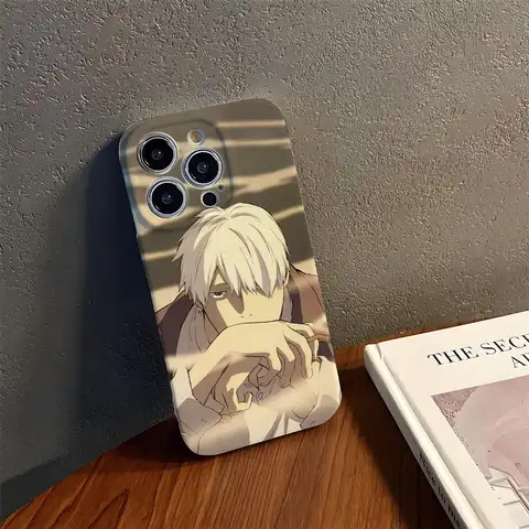 iPhone 16 15 14 13 12 11 Pro Max Plus Luxury Cover के लिए Anime M-MushiShi फ़ोन केस फिल्म कोरियाई INS 10 best sales Mushishi - №8