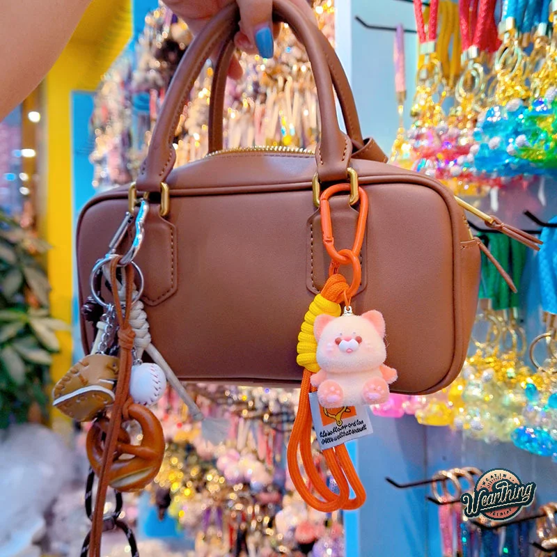 Cute Keyring Doll Keychain Pendant Cartoon Doll Keyring Kawaii Car Keychains Creative Backpack Decoration Accessories Gifts