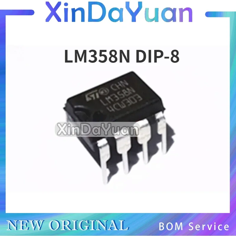 10 Pcs LM358N DIP-8…
