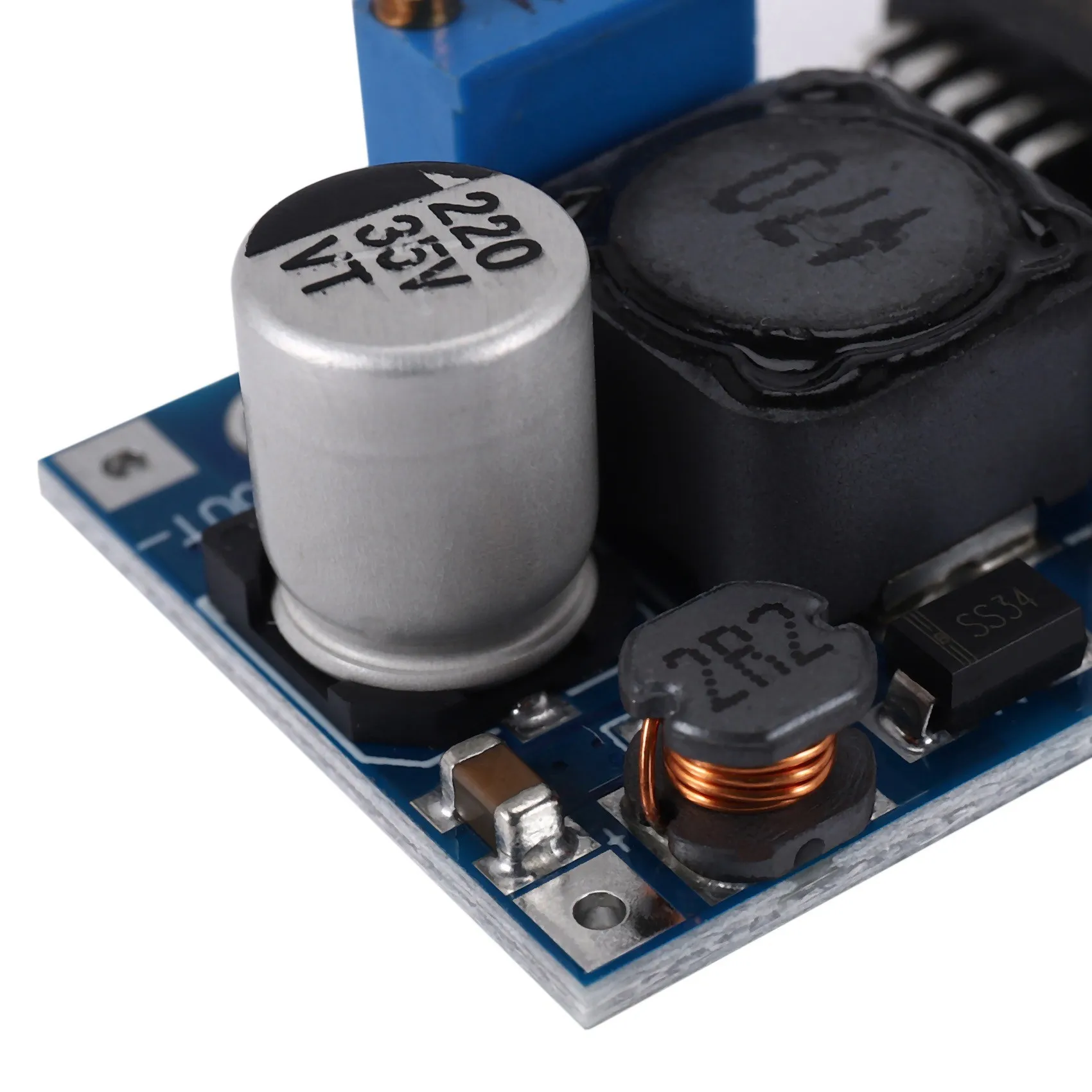 ATTWO - 6 piezas de convertidores DC-DC ajustables Buck Boost, regulador automático de voltaje amplio, módulo de voltaje XL6009