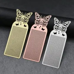 Cute Butterfly Owl DIY Craft Cross Stitch Bookmark Metal Silver Golden Needlework Embroidery Crafts Counted Cross-Stitching Kit