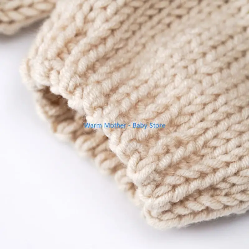 طفل حلي قبعة حللا أرنب الأذن قبعة الوليد التصوير داخلية 2 قطع 57QE #4