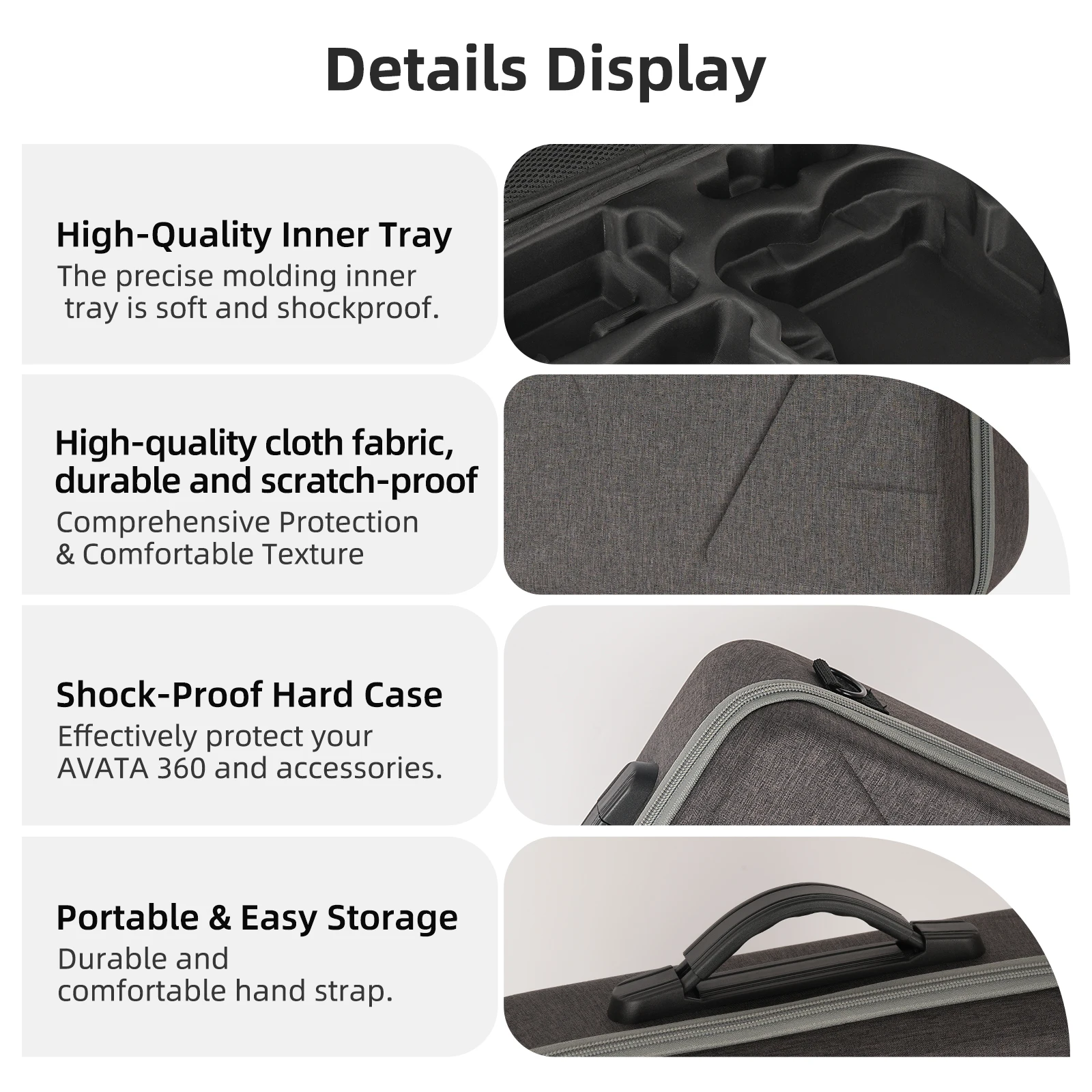 

Portable Carry Pouch for DJI Avata 360 Drone Body Protective Storage Bag Travel Accessories