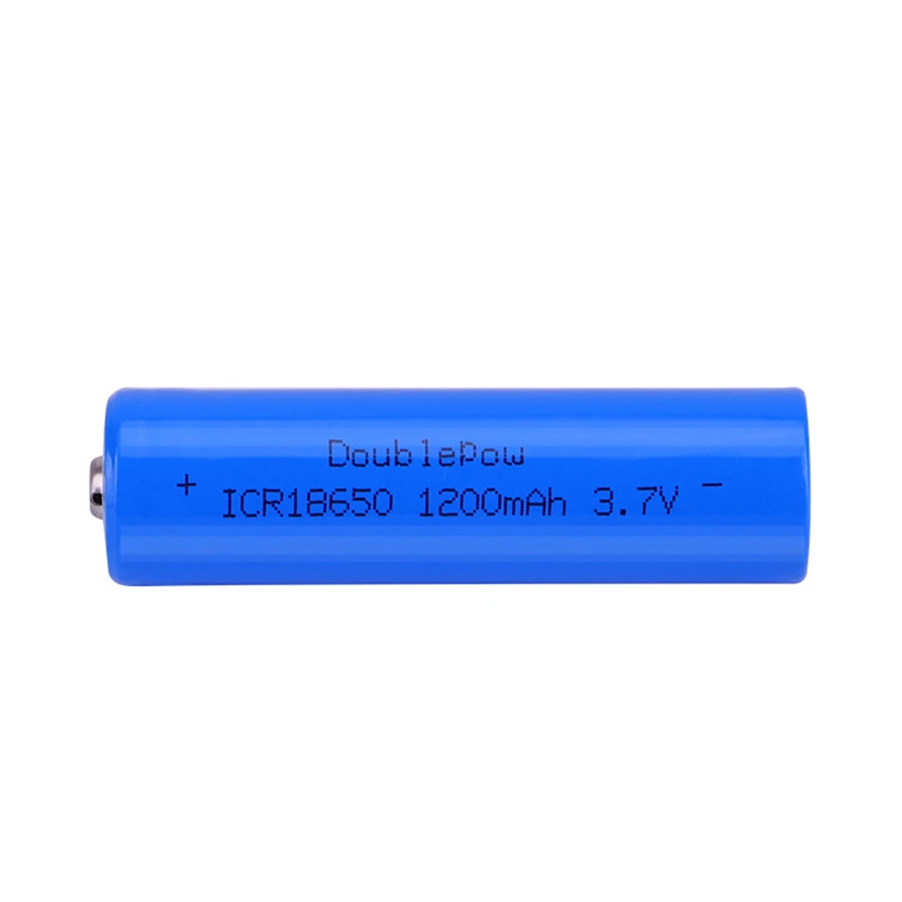 1pcs/lot New 18650 rechargeable battery 3.7v 1200mAh 18650 rechargeable lithium battery flashlight battery