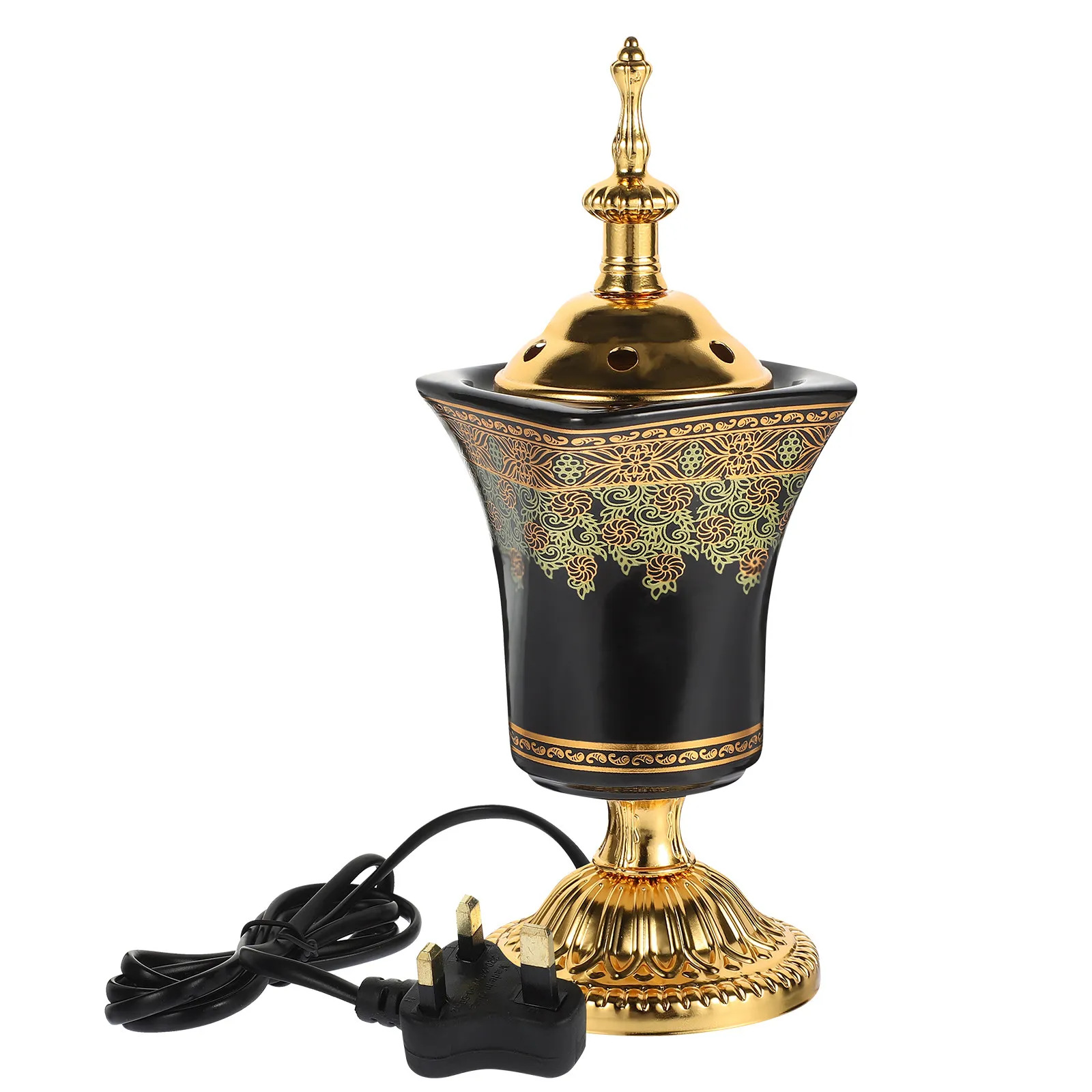 

Электрическая керамическая аромалампа-курильница для дома, декора, йога-студии, кабинета, спальни, сауны, кухни, подставка для благовоний