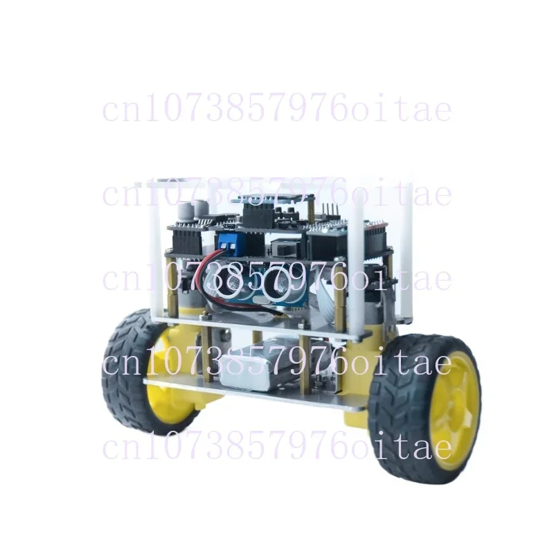 STM32 Self-balancing Trolley, Two-wheel Single-chip Microcomputer Track Avoidance Bluetooth Remote Control DIY Kit