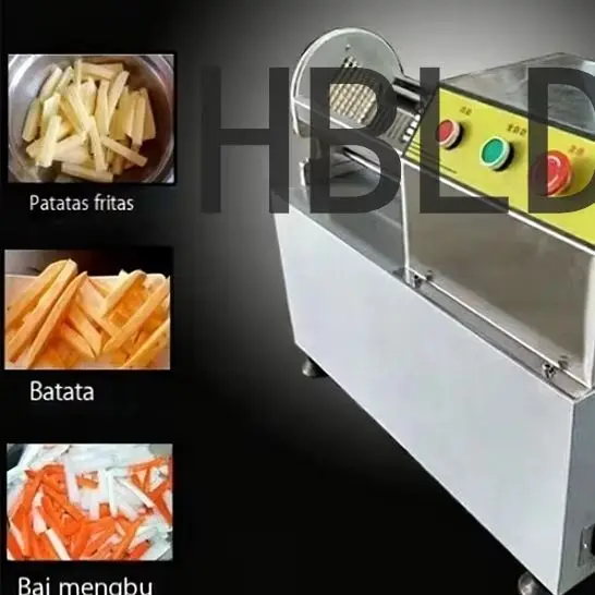 

Multifunctional Electric Vegetable Cutter Stainless Steel Potato And Radish Cutting Machine for Commercial And Household Use