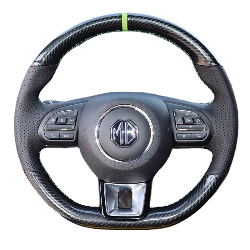 

Самодельная оплетка ручного шитья на заказ для MG 6 D-типа, натуральная кожа, замша, аксессуары для интерьера автомобиля 38 см